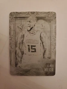 Kemba Walker 2018-19 Panini Court Kings #17 1/1 Black Printing Plate - Picture 1 of 3