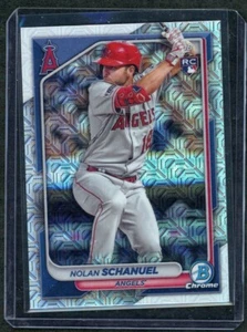 2024 Bowman - Chrome Mojo Refractor #81 Nolan Schanuel (RC) - Picture 1 of 2