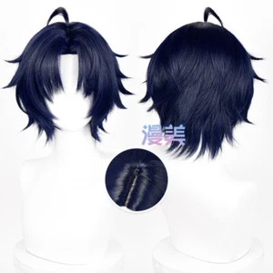 Yumina Yua Cosplay Wig Zenless Zone Zero Periwig Blue Short Hair Hairpiece Gift - Picture 1 of 5