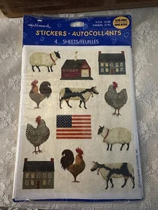 Adesivi Hallmark Farm Life nuovi sigillati 4 fogli senza acidi - Foto 1 di 2