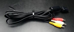 OFFICIAL SONY PLAYSTATION PS1 PS2 PS3 COMPOSITE AV VIDEO CABLE LEAD GENUINE - Picture 1 of 5