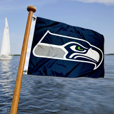 Seattle Seahawks Small Mini Boat and Cart Flag Cover