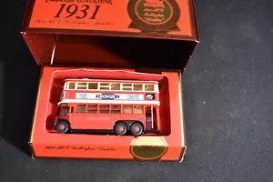 MatchBox YesterYear Y-10 1931 AEC Trolley Bus "DIDDLER" Scale 1:76 - Picture 1 of 5
