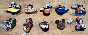 DISNEY SPORTS ACTION FIGURES MICKEY DONALD MINNIE AUTHENTIC JIBBITZ SHOE CHARM - Picture 1 of 22