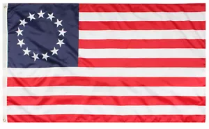 Betsy Ross Red White & Blue USA 13 Star Colonial American Flag 3'x5' Rothco 1557 - Picture 1 of 3
