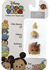 Disney Tsum Tsum Series 3 Miss Bunny (310) Happy (205) Bullseye (342) 3 Pack