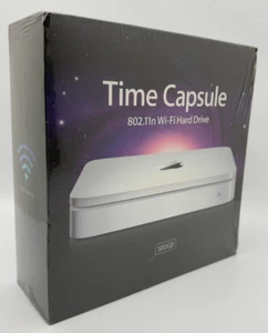 Apple Time Capsule 802.11n WLAN Festplatte 500GB Time Machine WLAN Backup - Bild 1 von 17
