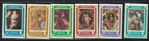 Turks and Caicos 331-36 MNH Christmas (fe2058) Cover