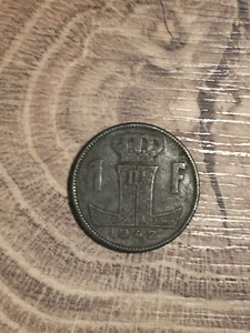 Mint Belgium 1 Franc 1942 - Picture 1 of 2