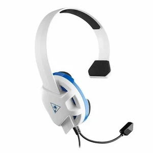 Turtle Beach Recon Chat Headset Mic - PS4, PS4 Pro - PS5 PlayStation 4 White New - Picture 1 of 4