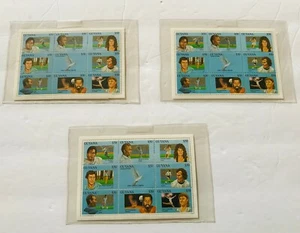 Authentic Guyana Stamps featuring O.J. Simpson - Picture 1 of 2