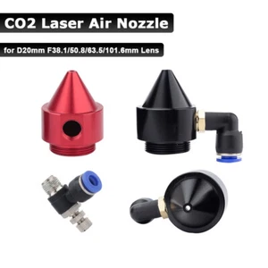 Laser Air Nozzle for Dia.20mm Lens FL38.1/50.8/63.5/101.6mm CO2 Laser Cutting - Picture 1 of 10