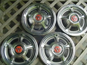VINTAGE 1968 1969 DODGE DART CHARGER ST REGIS SUPER BEE HUBCAPS WHEEL COVERS - Picture 1 of 10