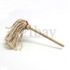 Miniature Mop Miniature Doll House Supplies Accessories for Dollhouse 1:6 Scale