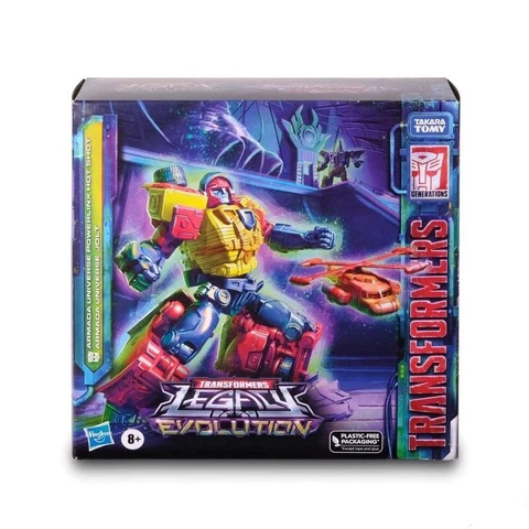 Transformers Legacy Evolution Armada Universe Powerlinx Hot Shot Jolt PulseCon Cover