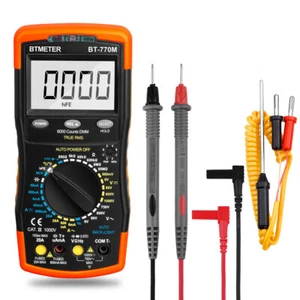 BTMETER Digital Multimeter 6000 Zählt True RMS Ohm Volt Meter NCV 20A Ohmmeter - Bild 1 von 12