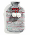 Barnes And Nobles Holiday Hot Water Bottle Gray