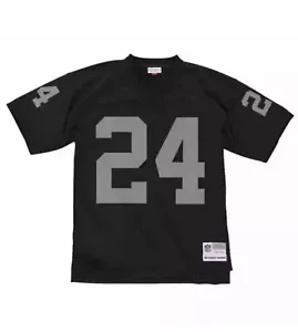 OAKLAND RAIDERS CHARLES WOODSON #24 MENS MITCHELL & NESS LEGACY JERSEY LAS VEGAS - Picture 1 of 5