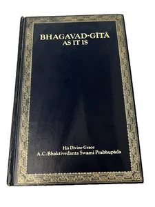 Bhagavad-Gita As It Is, 2nd Bhaktivedanta Prtg, 1976 HB, Illustrated, Very Good - Foto 1 di 8