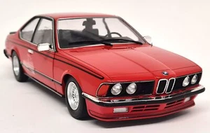 Solido 1/18 - BMW 635i e24 Red 1984 Diecast Scale Model Car - Picture 1 of 8