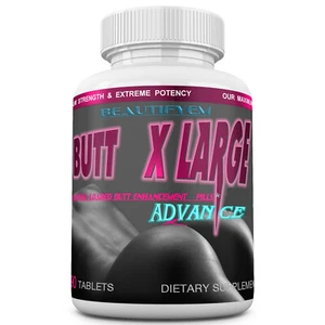 BUTT XLARGE ADVANCE Butt Enlargement & Enhancement. Bigger Booty & Butt Pills. - Picture 1 of 8