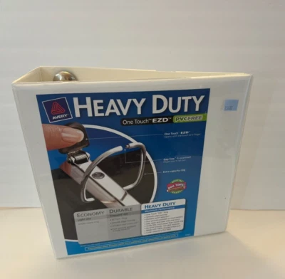 Avery Heavy Duty One  Touch EZD  3 Inch Binder - White - Image 1 of 4
