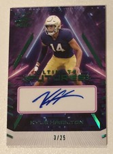 2022 Leaf Ultimate Draft Ultimate Futures Autographs #UFKH1 Kyle Hamilton