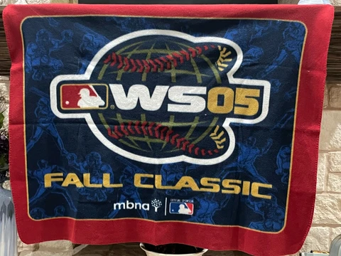 2005 MLB Baseball WORLD SERIES BLANKET Chicago White Sox vs Houston Astros Cover