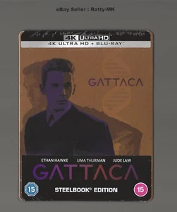 GATTACA - UK EXCLUSIVE 4K + BLU RAY STEELBOOK - NEW & SEALED - Picture 1 of 7