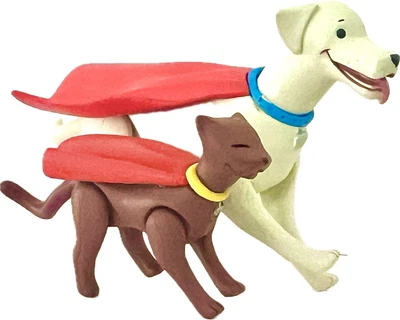 Juego de figuras 4" KRYPTO the Superdog STREAKY supercat SUPERMAN super mascotas acción Foto 1 de 4