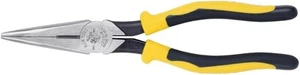 Klein Tools J203-8 8-Inch Needle Nose Pliers, Heavy Duty 8-Inch, Yellow/Black - Picture 1 of 8