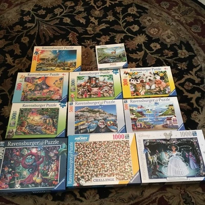 lot of 10   Ravensburger puzzles - Image 1 of 4