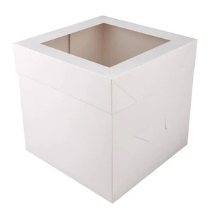 Cake Boxes - 12x12x12 inch 12-pack - Box With Window for Birthdays, Weddings ... - Picture 1 of 7