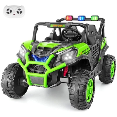 24V Battery Power Kids Electric Car 2 Seater Ride on Car Toys w/Remote Control - Image 1 of 4