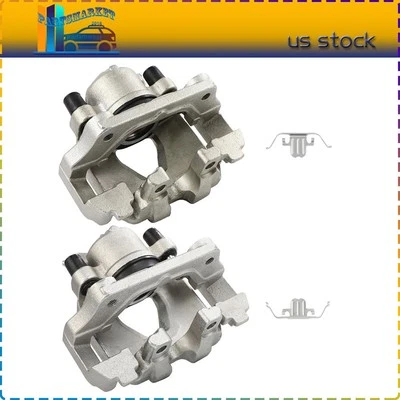 Front Pair w/ Bracket For 2006-2011 BMW 323I 09-12 328I XDRIVE Brake Calipers Foto 1 de 4