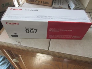 Canon 067 Black Genuine OEM Toner Cartridge 5102C001 Sealed Box - Zdjęcie 1 z 3