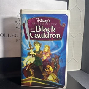 VINTAGE Disneys Masterpiece The Black Cauldron Clamshell VHS Tape 1998 - Picture 1 of 3