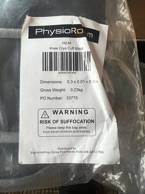 Physio Room Knee Cryo Cuff Black - Image 1 of 4