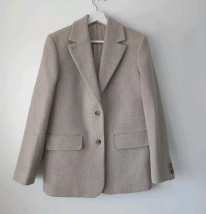 Chaqueta Blazer Stockholm Atelier & Other Stories Beige Claro Talla 34 6 8 Manteco - Imagen 1 de 5
