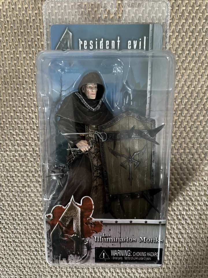 NECA Resident Evil 4 Series 2 Black Zealot With Shield Action Figure A19