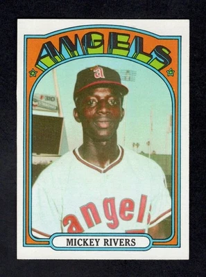 1972 年 Topps 棒球卡 #272 米奇·里弗斯 RC 加州天使 NRMT a — 第 1/2 张图片