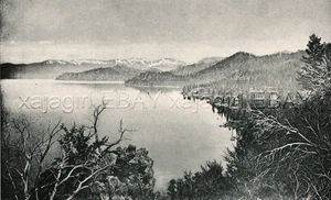 California Lake Tahoe Scenic, 1912 Antique Photogravure Print 1 - Picture 1 of 3