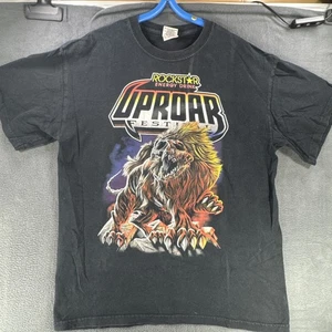 Uproar Festival 2011 Rockstar Energy Drink Tee Shirt Size Medium Black Graphic - Picture 1 of 7
