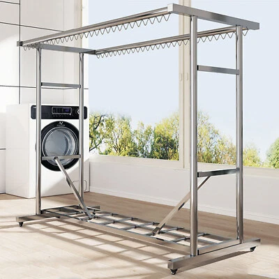 Estante de ropa de alta resistencia ajustable 1000 lb Foto 1 de 4