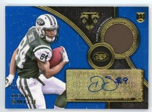Devin Smith 2015 Topps Triple Threads Rookie RC Jersey Relic Auto Sapphire #/10 - Picture 1 of 2