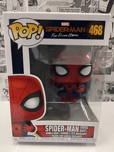 468 SpiderMan Hero Suit Funko Pop Marvel Spider-Man Far From Home - Picture 1 of 6