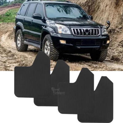 Para Toyota Land Cruiser Prado fibra de carbono 4 peças para-lamas protetores contra respingos para-lamas - Imagem 1 de 4