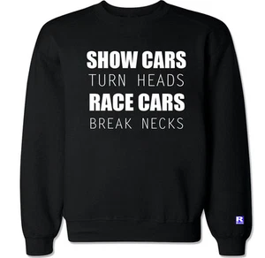 SHOW CARS COCHES DE CARRERAS TURBO BOOST 1320 TODO MOTOR MUSCLE CIVIC CREW NECK SWEATER - Imagen 1 de 1