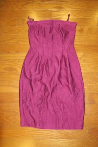 4 XS ❤️ VICTORIA'S SECRET MODA ❤️ SATIN ❤️ STRAPLESS PARTY Dress KNEE LENGTH ZIP - Picture 1 of 7