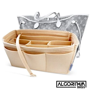 AlgorithmBags® for LV Neverfull NF MM Organizer Purse Insert Liner Shaper Divide - Picture 1 of 12